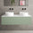 Raffinata Single Drawer Countertop Vanity Unit - Matt Light Green 1200mm