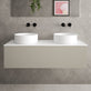 Raffinata Single Drawer Countertop Vanity Unit - Matt Stone 1200mm image