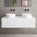 Raffinata Single Drawer Countertop Vanity Unit - Matt White 1200mm