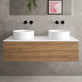 Raffinata Single Drawer Countertop Vanity Unit - Oak 1200mm image
