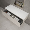 Raffinata Single Drawer Countertop Vanity Unit - Gloss Cashmere 1200mm image