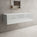 Raffinata Single Drawer Countertop Vanity Unit - Gloss Dove 1200mm