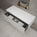 Raffinata Single Drawer Countertop Vanity Unit - Gloss Dove 1200mm