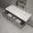 Raffinata Single Drawer Countertop Vanity Unit - Gloss Dust 1200mm