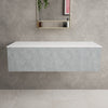 Raffinata Single Drawer Countertop Vanity Unit - Light Concrete 1200mm image