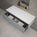 Raffinata Single Drawer Countertop Vanity Unit - Light Concrete 1200mm