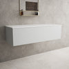 Raffinata Single Drawer Countertop Vanity Unit - Matt Dove 1200mm image