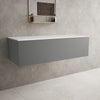 Raffinata Single Drawer Countertop Vanity Unit - Matt Dust 1200mm image