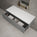 Raffinata Single Drawer Countertop Vanity Unit - Matt Dust 1200mm