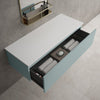Raffinata Single Drawer Countertop Vanity Unit - Matt Fjord 1200mm image