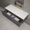 Raffinata Single Drawer Countertop Vanity Unit - Matt Graphite 1200mm image