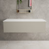 Raffinata Single Drawer Countertop Vanity Unit - Matt Stone 1200mm image