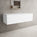 Raffinata Single Drawer Countertop Vanity Unit - Matt White 1200mm