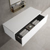 Raffinata Single Drawer Countertop Vanity Unit - Matt White 1200mm image