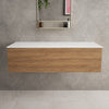 Raffinata Single Drawer Countertop Vanity Unit - Oak 1200mm image