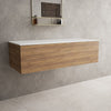 Raffinata Single Drawer Countertop Vanity Unit - Oak 1200mm image