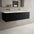Raffinata One Drawer Vanity Unit With Beyondstone Double Basin - Matt Black 1200mm
