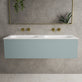 Raffinata One Drawer Vanity Unit With Beyondstone Double Basin - Matt Fjord 1200mm image
