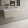 Raffinata One Drawer Vanity Unit With Beyondstone Double Basin - Matt Stone 1200mm image