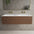 Raffinata One Drawer Vanity Unit With Beyondstone Double Basin - Walnut 1200mm