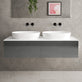 Raffinata Double Drawer Countertop Vanity Unit - Gloss Dust 1400mm image