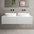 Raffinata Double Drawer Countertop Vanity Unit - Matt Dove 1400mm