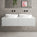 Raffinata Double Drawer Countertop Vanity Unit - Matt Dove 1400mm