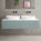 Raffinata Double Drawer Countertop Vanity Unit - Matt Fjord 1400mm