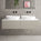 Raffinata Double Drawer Countertop Vanity Unit - Matt Stone 1400mm