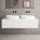Raffinata Double Drawer Countertop Vanity Unit - Matt White 1400mm