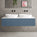 Raffinata Double Drawer Countertop Vanity Unit - Matt Navy 1400mm
