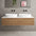 Raffinata Double Drawer Countertop Vanity Unit - Oak 1400mm