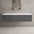 Raffinata Double Drawer Countertop Vanity Unit - Dark Concrete 1400mm