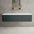 Raffinata Double Drawer Countertop Vanity Unit - Matt Dark Green 1400mm