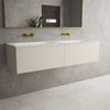 Raffinata Two Drawer Vanity Unit With Beyondstone Double Basin - Matt Cashmere 1400mm image