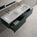Raffinata Two Drawer Vanity Unit With Beyondstone Double Basin - Matt Dark Green 1400mm