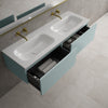 Raffinata Two Drawer Vanity Unit With Beyondstone Double Basin - Matt Fjord 1400mm image