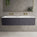 Raffinata Two Drawer Vanity Unit With Beyondstone Double Basin - Matt Graphite 1400mm