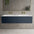 Raffinata Two Drawer Vanity Unit With Beyondstone Double Basin - Matt Indigo 1400mm