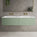 Raffinata Two Drawer Vanity Unit With Beyondstone Double Basin - Matt Light Green 1400mm