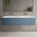 Raffinata Two Drawer Vanity Unit With Beyondstone Double Basin - Matt Navy 1400mm