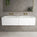 Raffinata Two Drawer Vanity Unit With Beyondstone Double Basin - Matt White 1400mm
