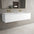 Raffinata Two Drawer Vanity Unit With Beyondstone Double Basin - Matt White 1400mm