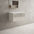 Raffinata Single Drawer Countertop Vanity Unit - Gloss Cashmere 600mm
