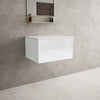 Raffinata Single Drawer Countertop Vanity Unit - Gloss White 600mm image