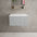 Raffinata Single Drawer Countertop Vanity Unit - Light Concrete 600mm