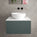 Raffinata Single Drawer Countertop Vanity Unit - Matt Dark Green 600mm