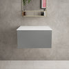 Raffinata Single Drawer Countertop Vanity Unit - Matt Dust 600mm image