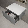 Raffinata Single Drawer Countertop Vanity Unit - Matt Dust 600mm image