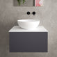 Raffinata Single Drawer Countertop Vanity Unit - Matt Graphite 600mm image